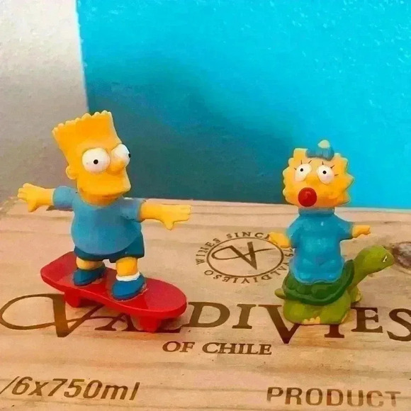Vintage 90s Simpson Toy Figurine Bundle - Picture 4 of 4